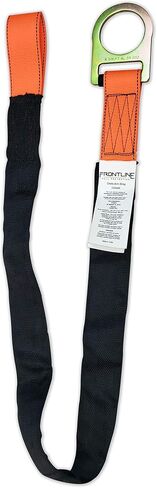 Frontline COSL06L Concrete Embed Anchor Strap with Looped Ends 6' | ANSI & OSHA Compliant | Pour-in Disposable Anchor | 310 lbs. Capacity | Color Orange/Black in Saudi Arabia