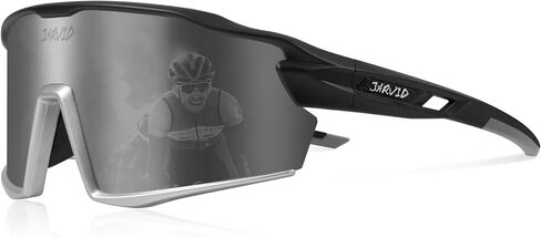 Polarized Cycling Glasses with 4 Lenses Sports Sunglasses for Women Men in Saudi Arabia