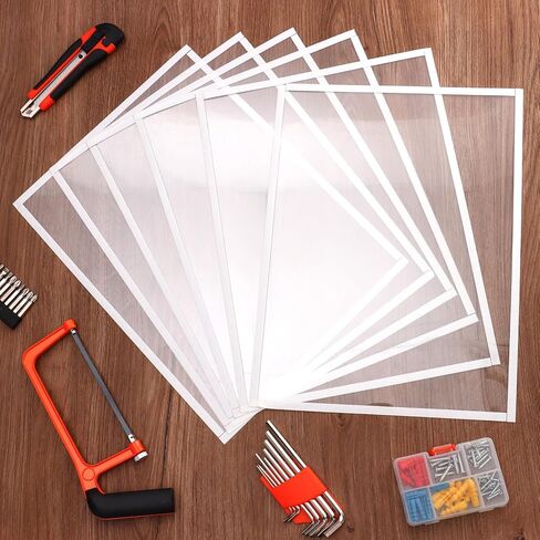 12 قطعة غطاء عدسة خزانة التفجير الكاشطة رؤية واضحة خزانات التفجير الكاشطة غطاء عدسة خزانة السفع الرملي واقي العدسة الداخلي لاستبدال خزانة السفع الرملي، 15.7 * 11.8 بوصة in Kuwait