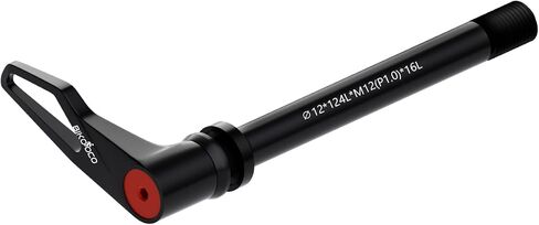 Bike Thru Axle Hub Adapter - 1.0mm Bike Hub Quick Release Thru-Axle for Booster Forks W/Handle - 12mm X 124mm/ 168mm/ 174mm in Saudi Arabia