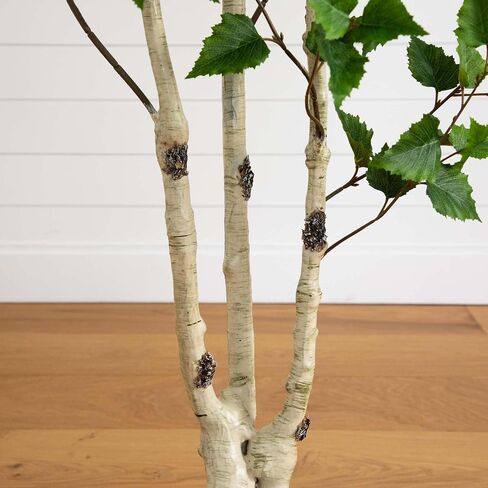 Nearly Natural 6ft. Artificial Birch Tree with Real Touch Leaves in Saudi Arabia