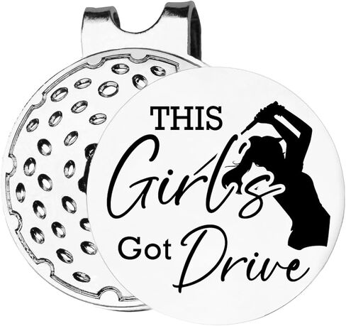 علامة جولف مضحكة من TSUYAWU مع مشبك قبعة مغناطيسية هدية مبتكرة للجولف - علامة كرة الجولف هذه للفتيات - هدايا إكسسوارات الجولف لمحبي الجولف والنساء in Kuwait