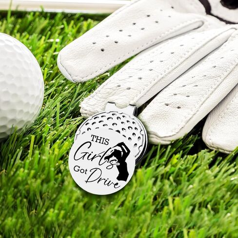 علامة جولف مضحكة من TSUYAWU مع مشبك قبعة مغناطيسية هدية مبتكرة للجولف - علامة كرة الجولف هذه للفتيات - هدايا إكسسوارات الجولف لمحبي الجولف والنساء in Kuwait