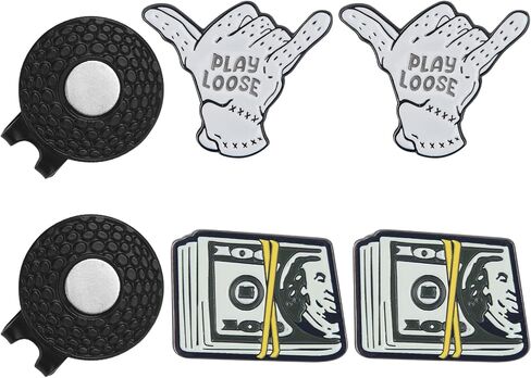 Golf Ball Marker Hat Clip Sets, Golf Accessories for Men, Golf Ball Stamp, Funny Golf Gifts, Golf Gadgets in Saudi Arabia