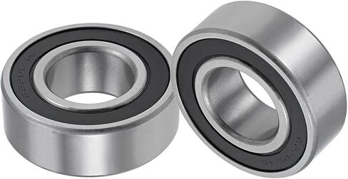 2pcs Ball Bearing 62205-2RS - [25 mm x 52 mm x 18 Mm] Chrome Steel Deep Groove Ball Bearing for Motors Pumps Conveyors in Saudi Arabia
