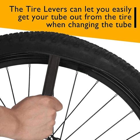 أنبوب الدراجة الجبلية LotFancy 27.5، عبوتان، 27.5 × 2.125، 27.5 × 2.20، 27.5 × 2.40 أنابيب داخلية للدراجة مع صمام شريدر (32 مم)، 2 رافعة للإطارات متضمنة in Kuwait