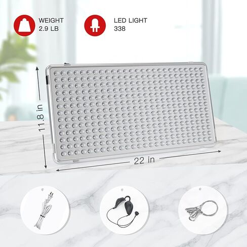 أجهزة الضوء الأحمر باللون الأحمر العميق (660 نانومتر) لوجه الجسم تستخدم لتخفيف الألم 338 مصباح LED in Kuwait