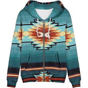 SEANATIVE Women Zip Up Hoodies Drawstring Sweatshirt Long Sleeve Casual Hoodie Jacket with Pocket Size XS-5XL