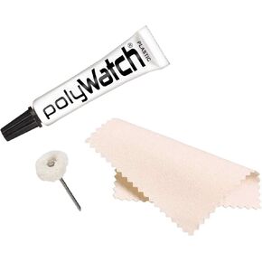 ملمع ساعة بلاستيك كريستال لازالة الخدوش من بوليووتش، ملمع ناعم وقطعة قماش تلميع in Kuwait