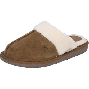 شبشب نسائي مريح من جلد البقر الأصلي من STAHL مصنوع من إسفنج عالي الكثافة ومضاد للانزلاق مع بطانة دافئة من القطيفة للاستخدام في الأماكن المغلقة/الخارجية 804 in Kuwait