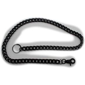 Men Fashion Wallet Black Color Metal Chain Keychain Long Strand Biker Heavy Duty Motorcycle