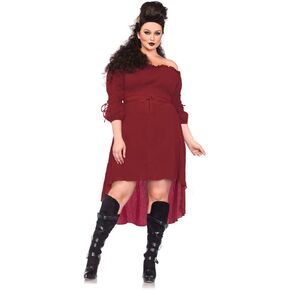 Leg Avenue Women's High Low Peasant Dress Costume