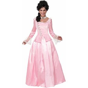 Forum Novelties womens Colonial Maiden Corset-style Dress Adult Sized Costume, Pink, STD US