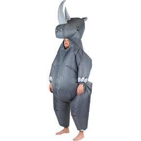 Rhino Safari Full Body Inflatable Costume for Adults (One Size)
