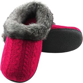 شبشب Magtoe نسائي محبوك من الإسفنج الذكي للأماكن المغلقة، حذاء منزلي من القطيفة الناعمة المضادة للانزلاق in Kuwait