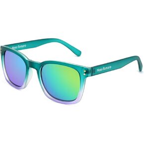Mose Romano Polarized Square Sunglasses for Women UV400 Protection Retro Mirrored Sunglasses for Men Women Driving