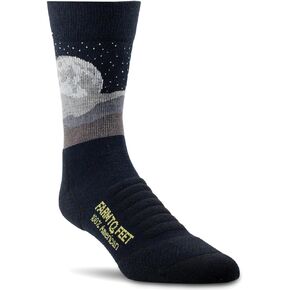 Farm to Feet Apollo Trail Light Targeted Cushion 3/4 Crew Socks
