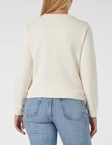 A｜X ARMANI EXCHANGE Women's French Terry Armani Studded Logo Pullover Sweatshirt in Saudi Arabia