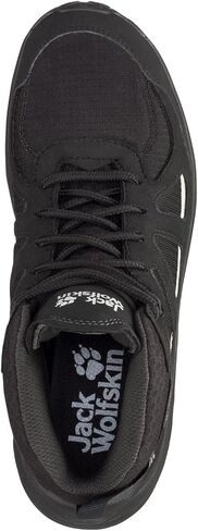 Jack Wolfskin Women's Woodland 2 Texapore Mid W Hiking Shoe, Black/Grey, 8 in Saudi Arabia