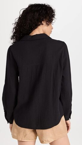 Z SUPPLY Women's Kaili Button Up Gauze Top in Saudi Arabia