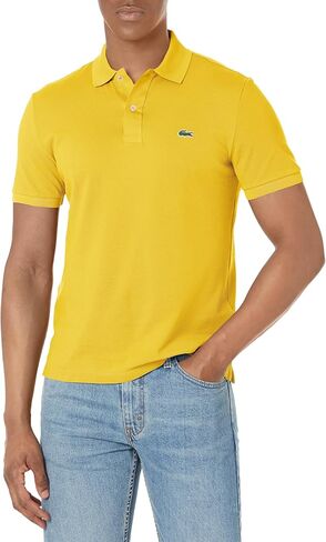 Lacoste Men's Classic Pique Slim Fit Short Sleeve Polo Shirt, Pistil, Medium in Saudi Arabia