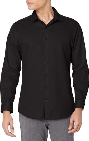 Kenneth Cole Men's Dress Shirt Slim Fit Stretch Collar Non Iron Solid in Saudi Arabia