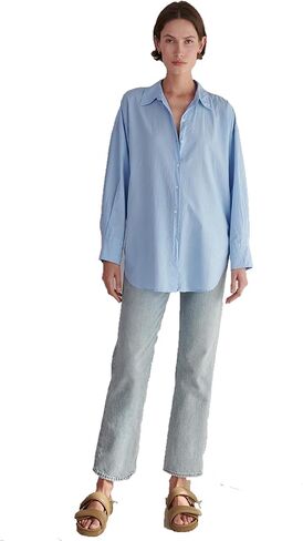 Velvet by Graham & Spencer Women's Redondo Cotton Button Up Shirt in Saudi Arabia