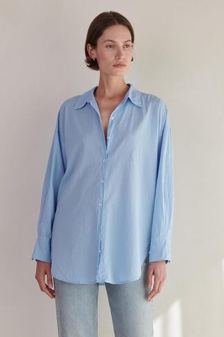 Velvet by Graham & Spencer Women's Redondo Cotton Button Up Shirt in Saudi Arabia