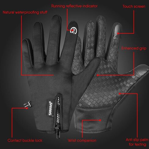 قفازات ركوب الدراجات الشتاء شاشة تعمل باللمس ضد الهواء الرجال النساء سيليكون مكافح الانزلاق دراجة جبلية الحرارية رياضات قابل للتعديل ركض التسلق المشي لمسافات طويلة تخييم in Kuwait