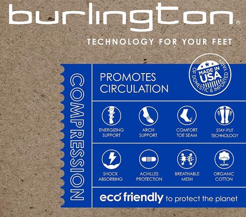 جوارب ضاغطة للرجال من بيرلينجتون - عبوة من 2 زوج من الجوارب الكاجوال in Kuwait