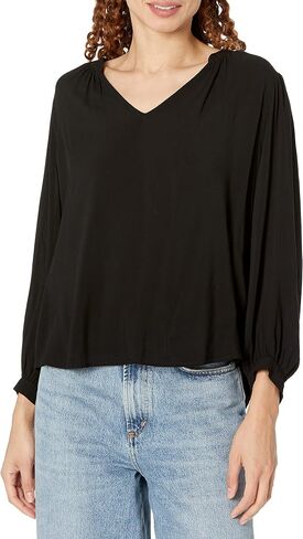 Velvet by Graham & Spencer Women's Emily Rayon Challis Top in Saudi Arabia