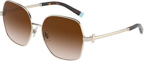 نظارة شمسية تيفاني TF 3085 B 60213B ذهبي باهت، ذهبي فاتح، 59/16/140, بايل جولد, 59/16/140 in Kuwait