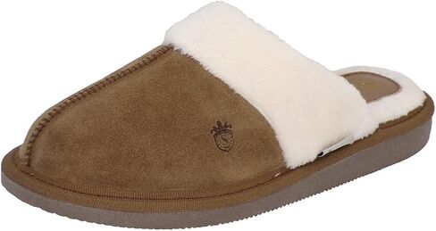 شبشب نسائي مريح من جلد البقر الأصلي من STAHL مصنوع من إسفنج عالي الكثافة ومضاد للانزلاق مع بطانة دافئة من القطيفة للاستخدام في الأماكن المغلقة/الخارجية 804 in Kuwait