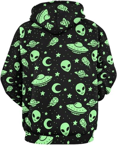 هوديس PIOKNGY للرجال، بلوفر رجالي رائع، سويت شيرت برسومات لطيفة مع جيوب in Kuwait