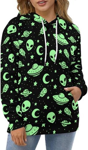 هوديس PIOKNGY للرجال، بلوفر رجالي رائع، سويت شيرت برسومات لطيفة مع جيوب in Kuwait