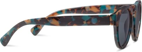 Peepers by PeeperSpecs Women's Nantucket Reading, Bifocal and Polarized Sunglasses Round, Teal Botanico, No Correction in Saudi Arabia