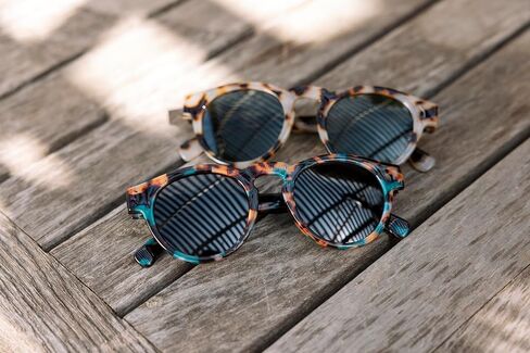 Peepers by PeeperSpecs Women's Nantucket Reading, Bifocal and Polarized Sunglasses Round, Teal Botanico, No Correction in Saudi Arabia