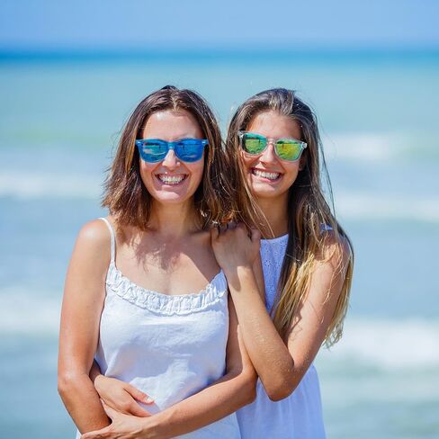 Geopty 15 حزمة من النظارات الشمسية الفاخرة للحفلات النيون، نظارات شمسية بعدسات عاكسة ملونة عتيقة 80s 90s للحفلات in Saudi Arabia