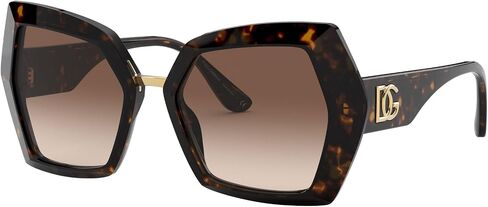 Dolce & Gabbana DG4377 Havana/Havana/Brown Gradient One Size in Saudi Arabia