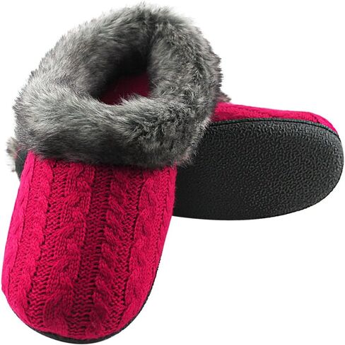 شبشب Magtoe نسائي محبوك من الإسفنج الذكي للأماكن المغلقة، حذاء منزلي من القطيفة الناعمة المضادة للانزلاق in Kuwait