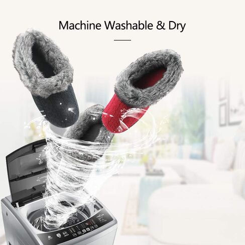 شبشب Magtoe نسائي محبوك من الإسفنج الذكي للأماكن المغلقة، حذاء منزلي من القطيفة الناعمة المضادة للانزلاق in Kuwait