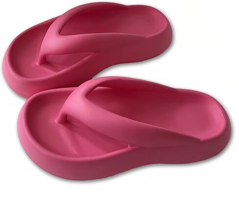 Cloud Comfy Flip Flops for Women Lightweight Thicken Sole Pillow Slippers Cute Cushioned Slippers Soft Foam Non-Slip Shower Bathroom Slides Sandals Cozy EVA Indoor and Outdoor in Saudi Arabia