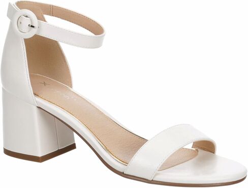 XAPPEAL Hartley - Women's Open Toe Low Block Heel Dress Sandals with Ankle Strap in Saudi Arabia