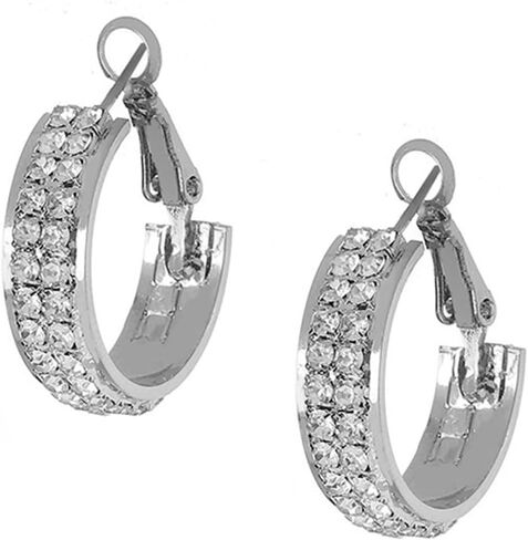 Lymphatic Activity Hoop Earrings Lymphatic Drainage Hoop Earrings for Women Girls Lymphvity Germanium Earrings Metiz Lymphatic Earrings Cubic Zirconia Earrings Jewelry Gifts in Kuwait