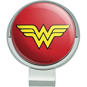 GRAPHICS & MORE Wonder Woman Classic Logo Golf Hat Clip with Magnetic Ball Marker