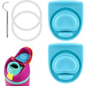 5pcs Replacement Parts Compatible with Owala FreeSip, Water Bottle Top Seal Circle BPA-Free Cap Sealing Gasket Silicone Stopper O Rubber Ring Lid Gasket Accessories for Owala 19/24/32/40 oz