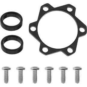 Create idea 1 Set Front Rear Bicycle Boost Hub Conversion Adapter with Bike Hub Washers Screws Front Bike Booster Hub Adapter Replacement Aluminium Alloy