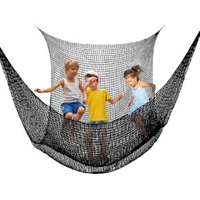6.6 x 9.9 ft Playground Safety Net,Durable Polyester Climbing Cargo Net,Fall Protection Net for Obstacle Training, Tree House, Back Yard Playground Net etc
