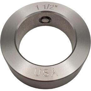 1.50" Bore Diameter - Set Screw Shaft Collar - 303 Stainless Steel (1 Pack)