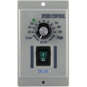 Motor Speed Controller Modulation Regulator,DC-51 24V-90V Adjustable DC Motor Speed Controller,Input AC 110V